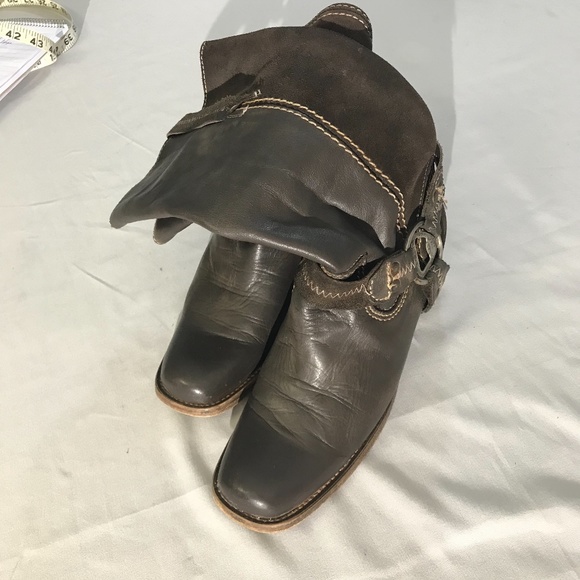 Bed Stu Brown Harness Boot Crafted in Mexico Sz 7 - Picture 9 of 14